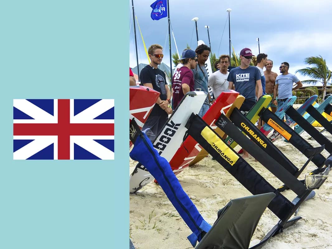 Kitefoil English Flag