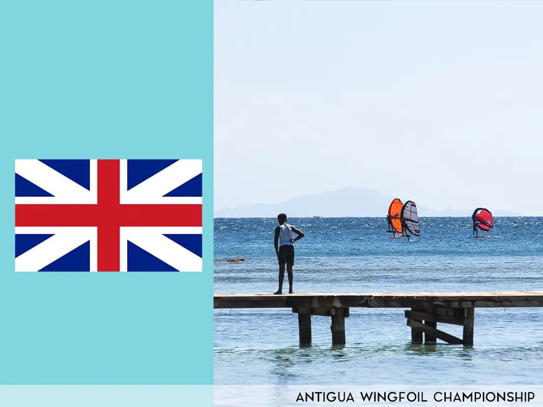 Antigua Wingfoil Championship Kicks Off with Racing among the big boats