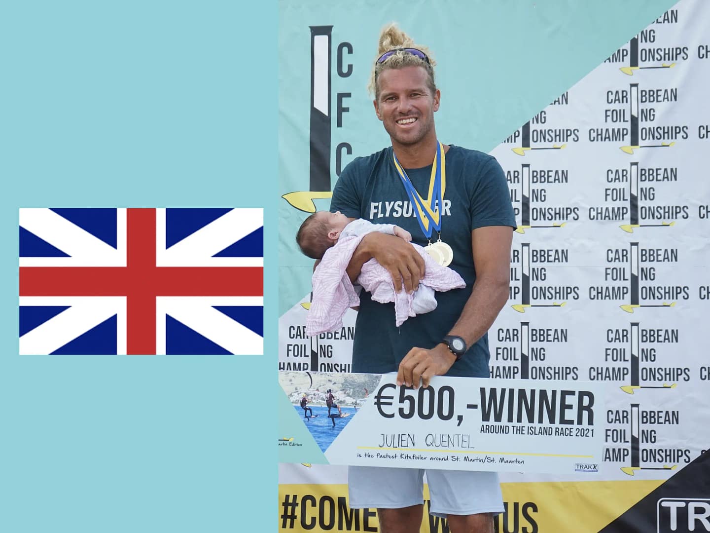 New Around the Island Record: 1 hour and 12 minutes by Julien Quentel!