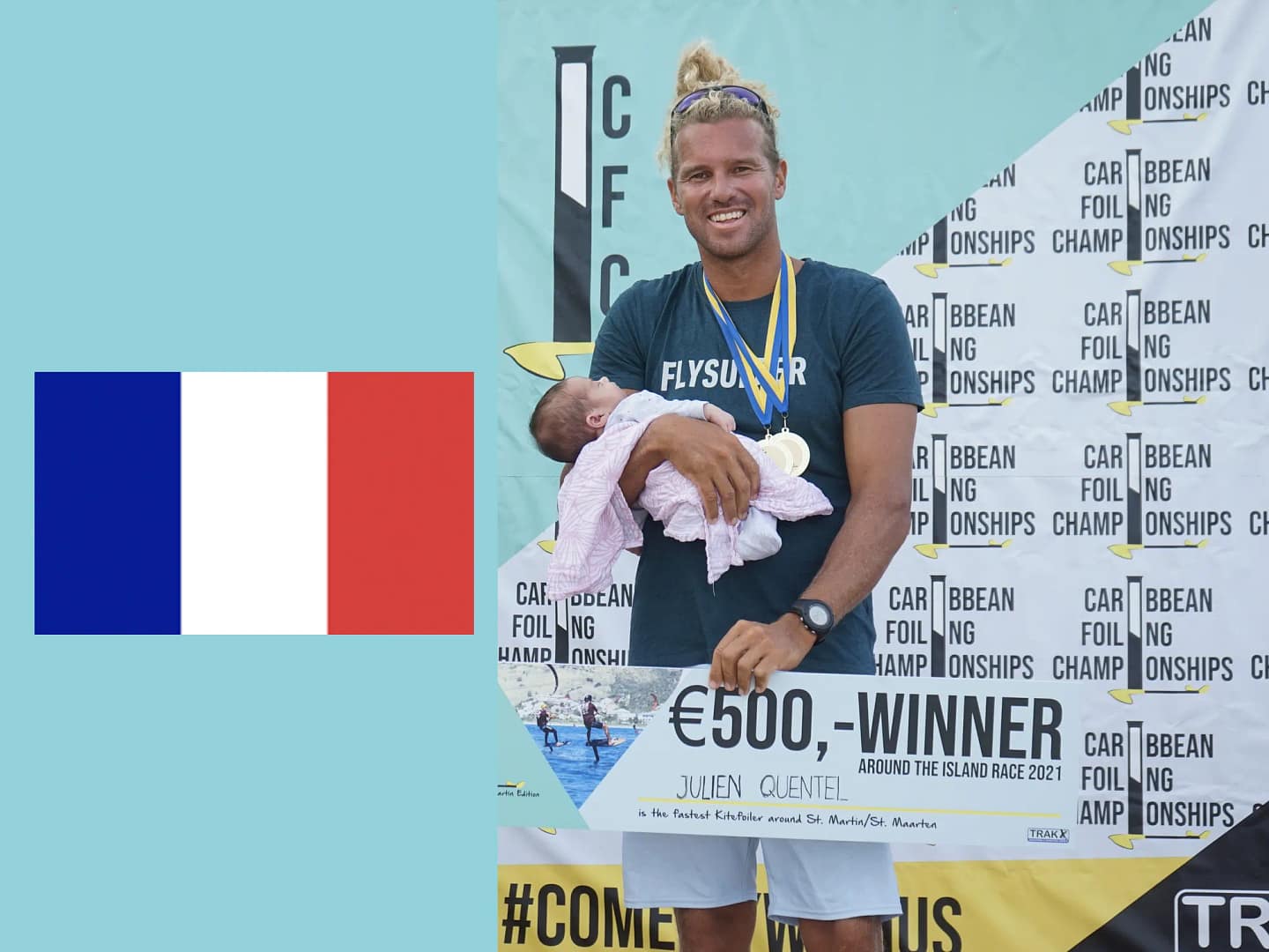 Nouveau record du tour de l’île : 1h12 de Julien Quentel!