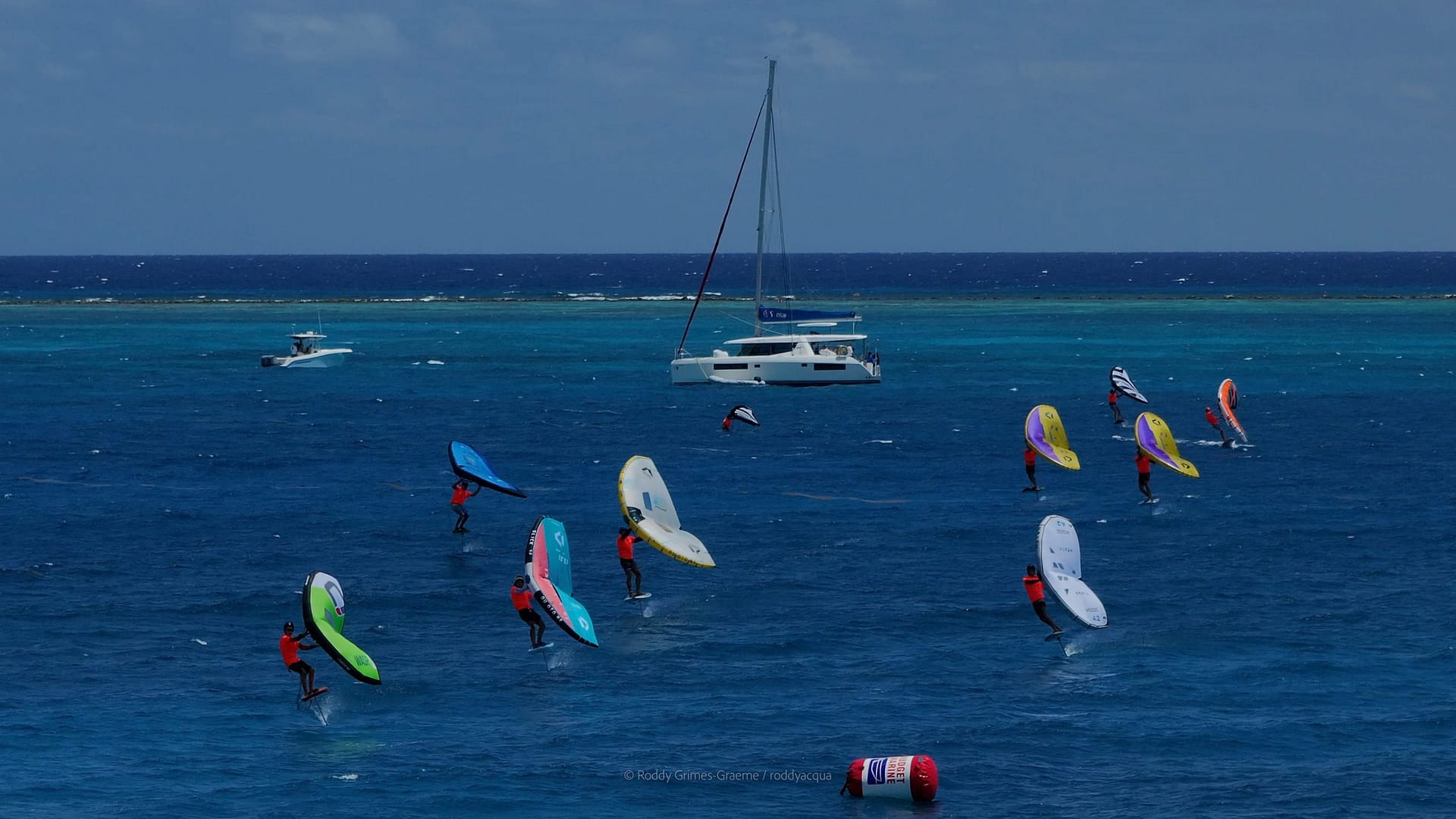 Thrilling Start to Antigua Wingfoil Championship, part of Antigua Sailing Week, at Cades Reef