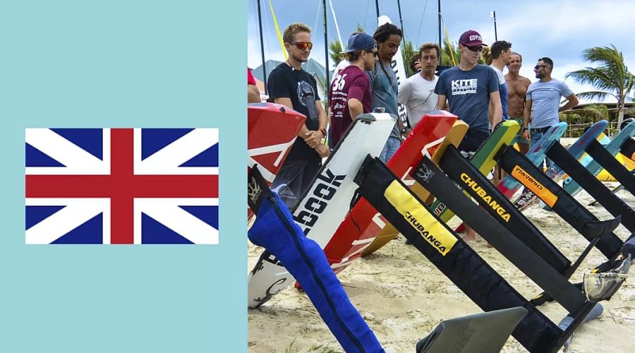 Kitefoil English Flag